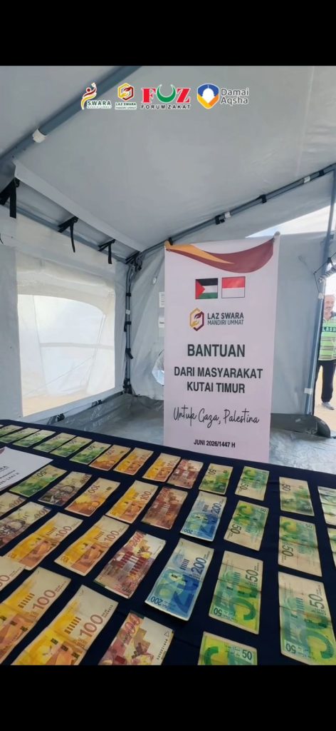 LAZ Swara Antar Bantuan Uang Tunai dari Kutim ke Palestina